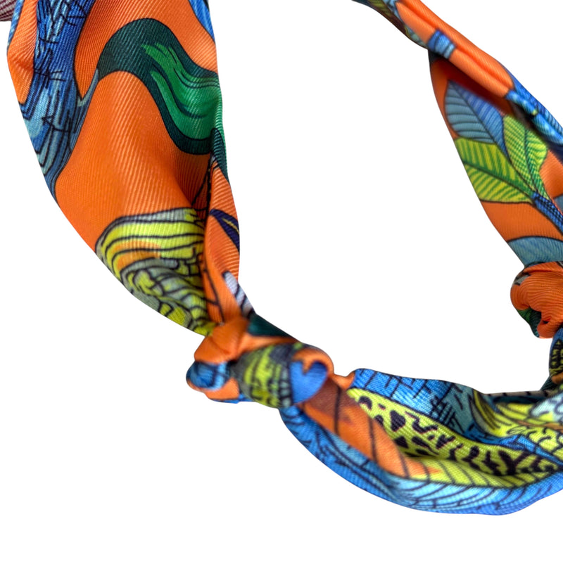 Nora James jewelry - Malibu scarf necklace: With charm