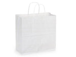 White Kraft Paper Shopping Bags: Vogue 16x6x12.5" / 250 Pack