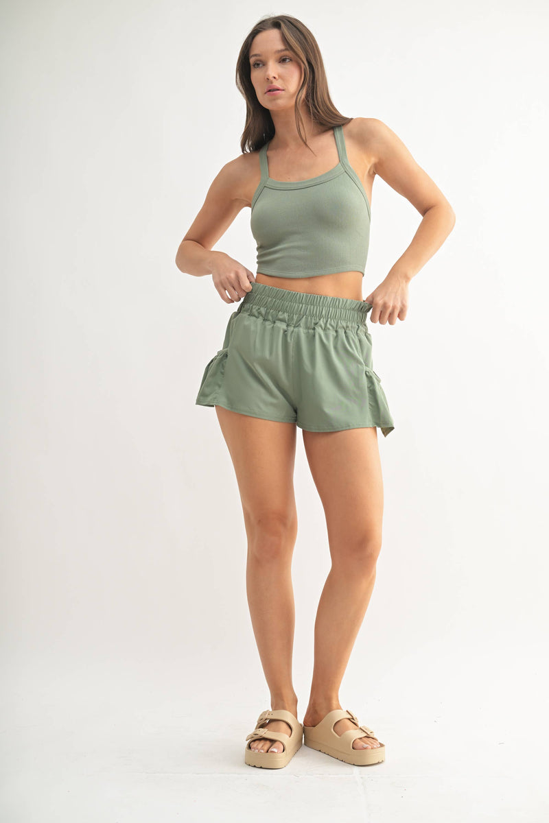 Mono B - Chic Breeze Shorts: Black / S:M:L (2:2:2)