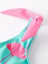 Flamingal Little Girls Swimsuit