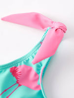 Flamingal Little Girls Swimsuit