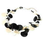 Sensibling Corp. - Bold Colorful Resin Disc Beaded Statement Necklace: Multi-Colored
