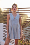 Poppy Light Washed Romper
