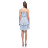 TENCEL Palm Tree Print Tiered Mini Dress