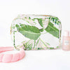 Natural Botanical Clear Coated Rectangular Cosmetic Case