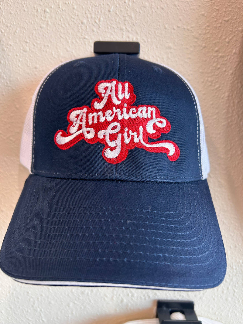 All American Girl Cap | 4th Of July Hats | USA | Hats