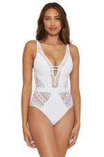 Becca Color Play Plunge One Piece - White