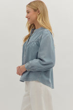 Abby Light Denim Top