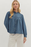 Abby Top  Denim