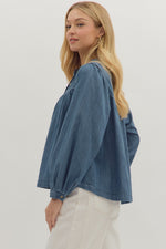 Abby Top  Denim
