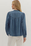 Abby Top  Denim