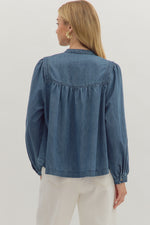 Abby Top  Denim