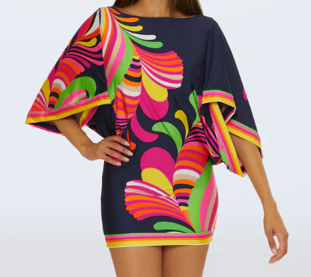 Trina Turk Casablanca Swim Tunic - Palms Paradise