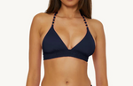 Trina Turk Ring Halter Swim Top - Monaco