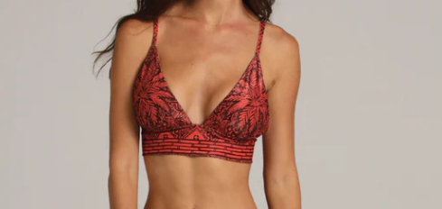 African Twist Reversible Banded Halter Top