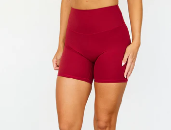 Astoria Red Biker Shorts