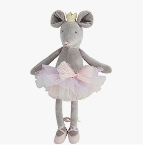 Mudpie Mouse Velvet Princess Plush