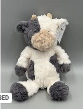 Mudpie Cow Plush