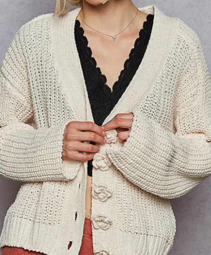 POL creme sweater
