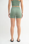 Mono B - Venice Cloud Light Contour Biker Shorts: Black / S:M:L (2:2:2)