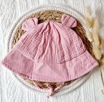 Baby Sun Hat In  Old pink