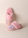 FIESTA SLIPPERS, PINK: S/M