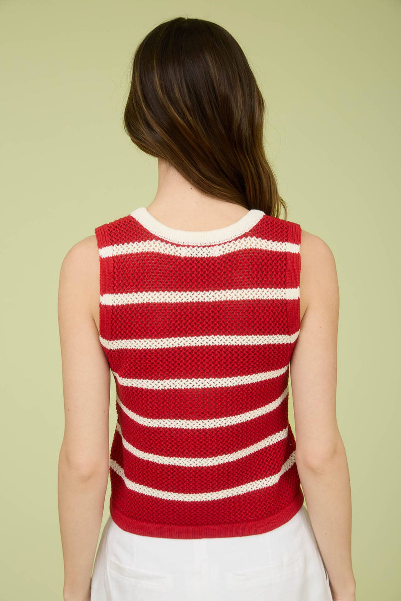 Amber Stripe Vest