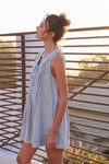 Poppy Light Washed Romper