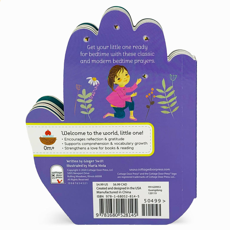 Cottage Door Press - Bedtime Prayers Shaped Praying Hands Religious Board Book