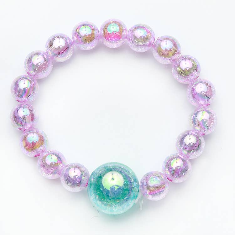 Sparkle Sisters by Couture Clips - Watercolor Bracelet: White