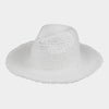 Sensibling Corp. - Frayed Solid Straw Sun Hat: Turquoise