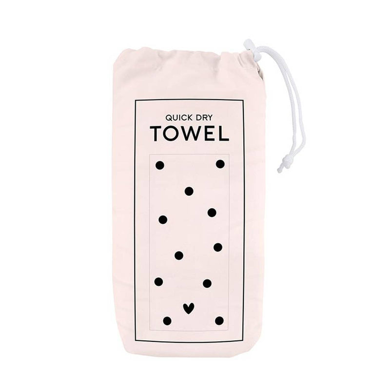 Polka Dot Quick Dry Towel