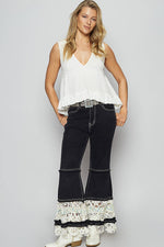 Penelope Sleeveless Baby Doll Top In White