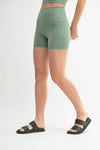 Mono B - Venice Cloud Light Contour Biker Shorts: Black / S:M:L (2:2:2)