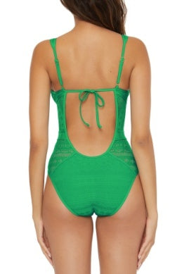 Becca Kelly One Piece Lace Suit