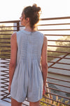 Poppy Light Washed Romper