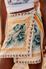 Italian wrap skirt