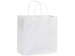 White Kraft Paper Shopping Bags: Vogue 16x6x12.5" / 250 Pack
