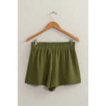 HIGH WAIST LINEN SHORTS