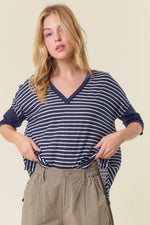 Ryan V-Neck 3/4 Sleeve Top