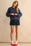 Oh Cherry Blue Cardigan