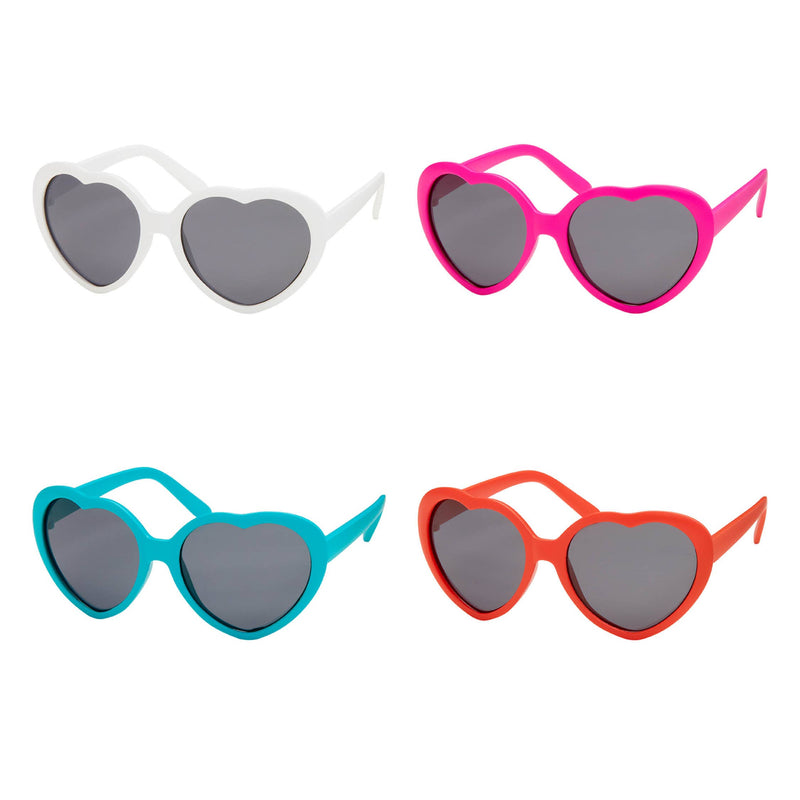 Blue Gem Sunglasses Inc - KFL1001 Floaties-Heart Pop Color Kids Polarized Sunglasses