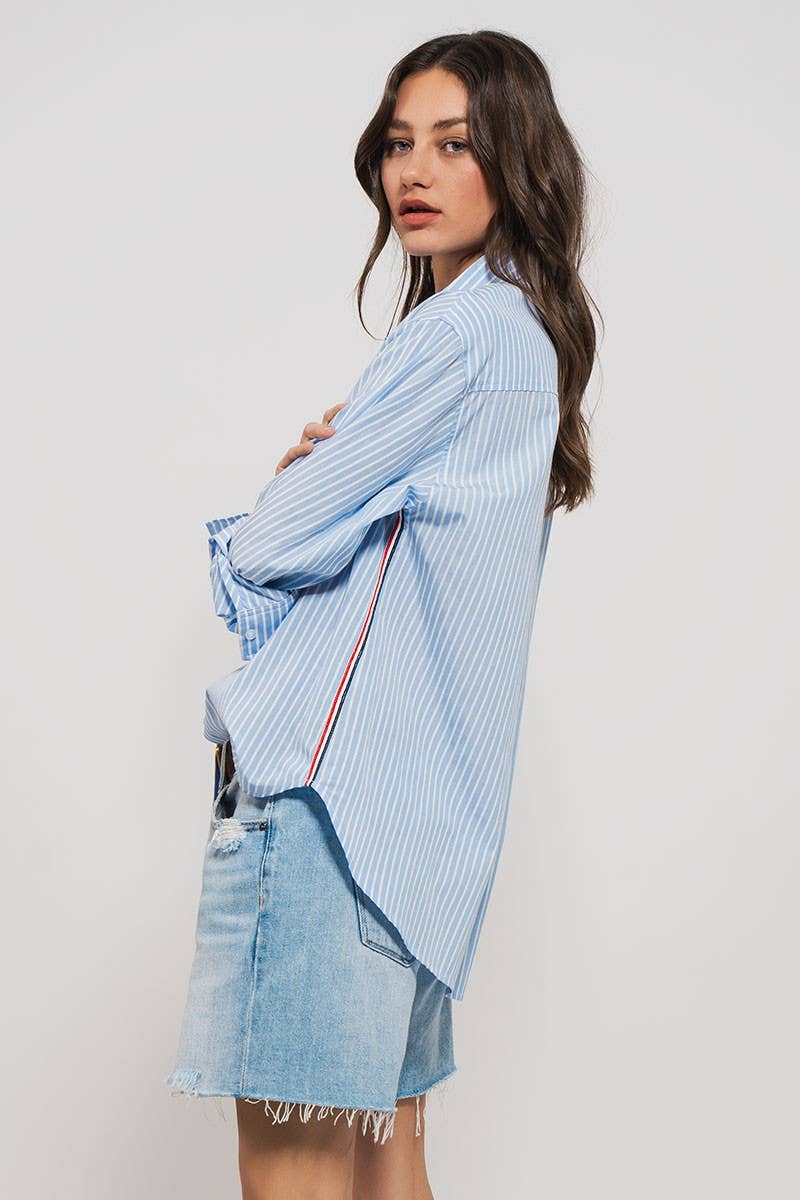 The Prepster Twill Button Down