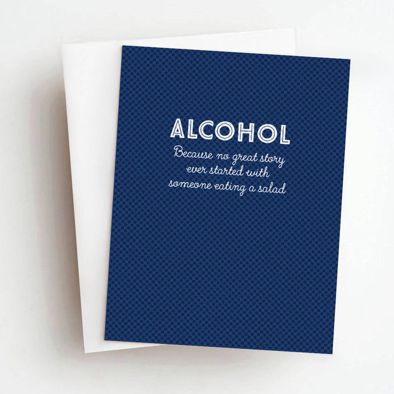 Skel & Co - Alcohol Funny Everyday Greeting Card