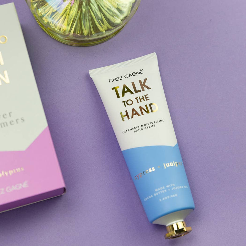Chez Gagné - Talk to the Hand - Hand Crème - Cypress + Juniper
