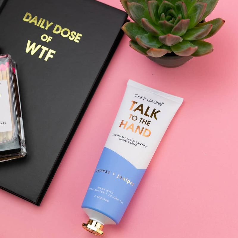 Chez Gagné - Talk to the Hand - Hand Crème - Cypress + Juniper