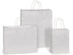White Kraft Paper Shopping Bags: Vogue 16x6x12.5" / 250 Pack