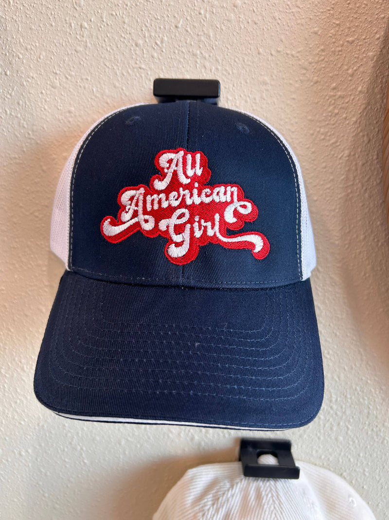 All American Girl Cap | 4th Of July Hats | USA | Hats