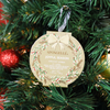 Spongellé | Christmas 2025 | Stocking Stuffers | Gifts - Joyful Season - Apricot Amber Holiday Wreath Body Buffer