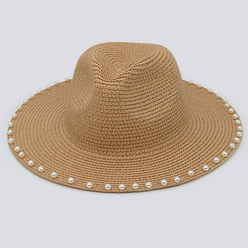 Bead Edge Straw Hat